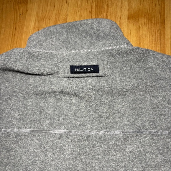Men’s Grey Nautica Quarter Zip sweatshirt size Large - Picture 4 of 8